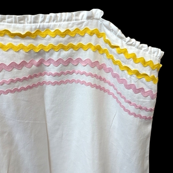 LISA Marie Fernandez 4 Target: Ric Rac Spaghetti Strap Linen Blend Sundress (L) - Picture 5 of 9